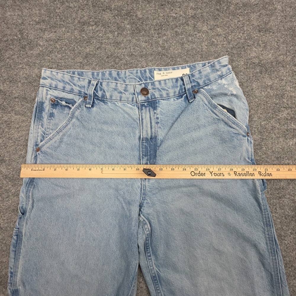 rag & bone Light Blue Wide Leg Jeans- 29 - Picture 13 of 16